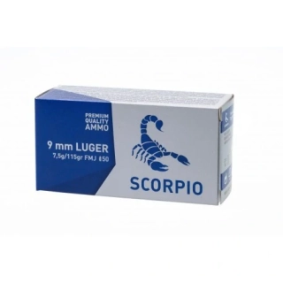 STV SCORPIO 9mm Luger 124gr FMJ